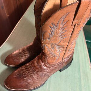 Mens Ariat ATS Roughneck Heritage Western Brown Cowboy Boots Size 13 D 10002252